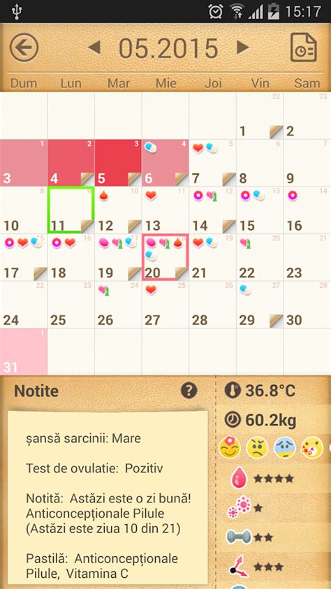 aplicatie pentru menstruatie|Calendar menstrual